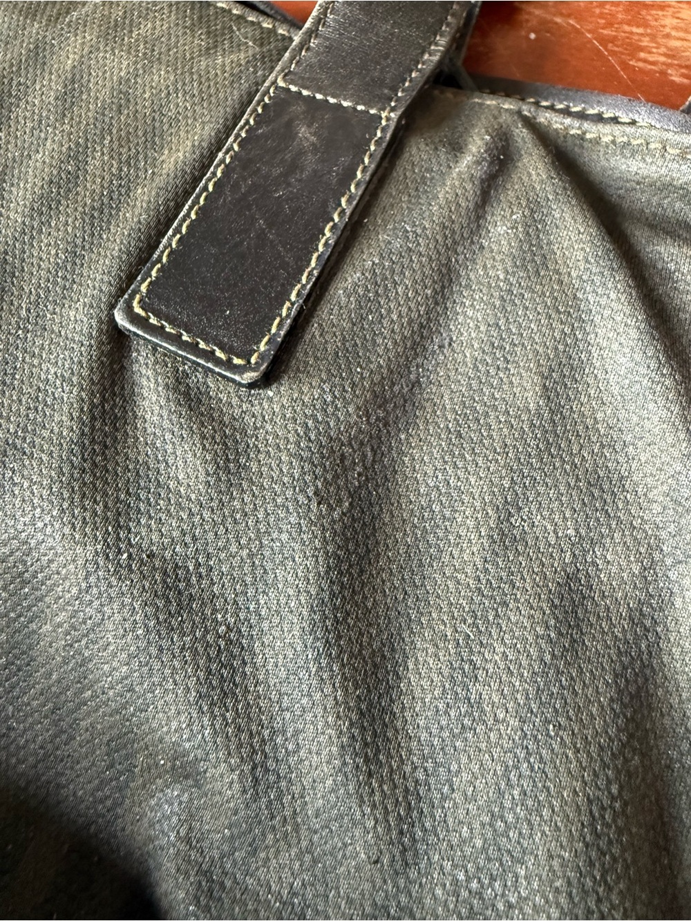 Fendi Pequin Canvas Shoulder Tote - Picture 13 of 13